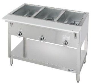 Duke E303 2081 Aerohot Steamtable Hot Food Unit, 3 Wells & Carving Board, 208/1 V, Each Kitchen & Dining