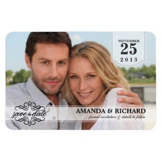 Save the Date   Deluxe Borderless Photo Magnets