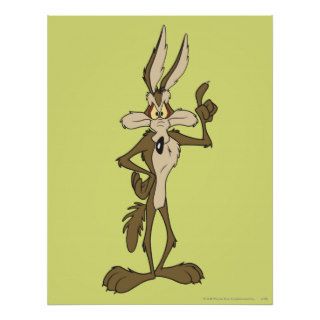 Wile E. Coyote Standing Tall Poster