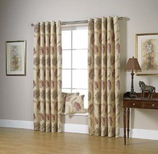 Prestbury Eyelet Curtains Fully Lined Ready Made (Autumn, 90" x 72" (229cm x 183 cm))   Window Treatment Curtains