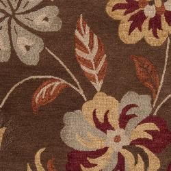 Hand tufted Brown Centennial Wool Rug (3'3 x 5'3) Surya 3x5   4x6 Rugs