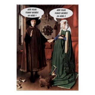 The Arnolfini Portrait by Jan van Eyck Poster