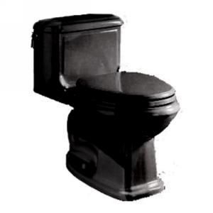 American Standard Antiquity Cadet 3 1 Piece Elongated Toilet in Black DISCONTINUED 2907.016.178