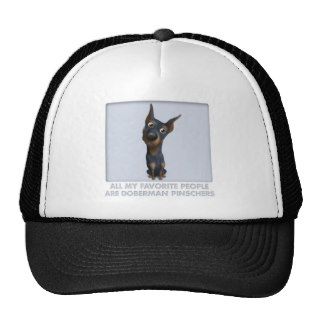 Doberman Pinscher (Black and Tan) Favorite Trucker Hat