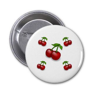 Cherries Galore Design Buttons