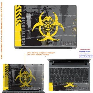 Decalrus   Decal Skin Sticker for Acer Chromebook C7 with 11.6" screen (IMPORTANT read Compare your laptop to IDENTIFY image on this listing for correct model) case cover acerC7 183 Computers & Accessories