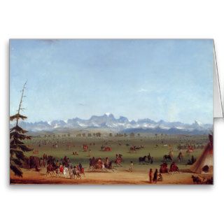 The Rendezvous Near Green River Greeting Cards