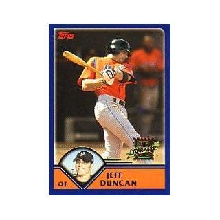 2003 Topps Traded #T225 Jeff Duncan FY RC Sports Collectibles