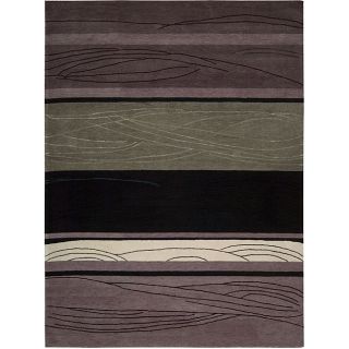 Nourison Mystique Purple Wool Rug (8' x 11') Nourison 7x9   10x14 Rugs