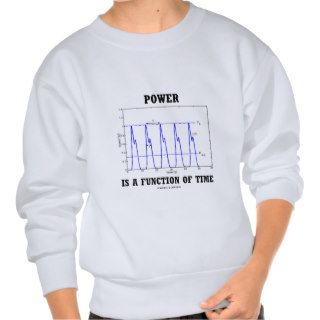 Power Is A Function Of Time (Physics) Sweatshirts
