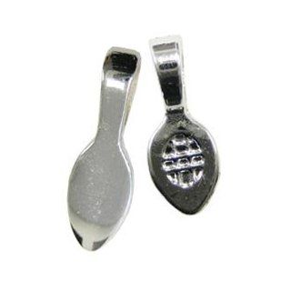 Bulk Buy Diamond Tech Crafts Fuseworks Jewelry Findings Small Silver Bail 5/Pkg FW FNDG 855 (3 Pack)