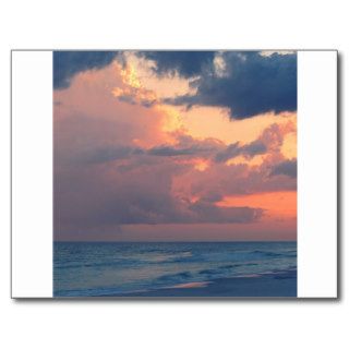 Beach Sunset Sky Destin Postcards