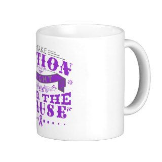 Domestic Violence Take Action Fight For The Cause Coffee Mug