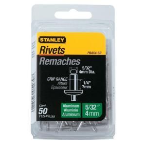 Stanley 5/32 in. Aluminum Rivets 50 Pack PAA54 5B