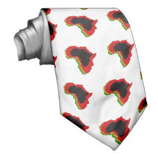 "Africa   Pan African Colors" [b] Custom Tie
