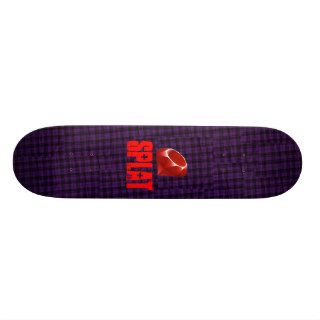 SPLAT Ruby board Skate Deck