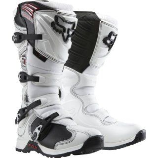 Fox Racing Comp 5 Men's Motocross Motorcycle Boots   White / Size 8 Automotive