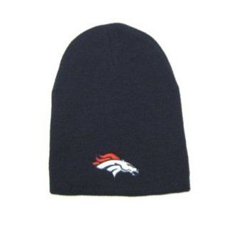 Denver Broncos Classic Navy Knit Beanie Hat  Sports Fan Beanies  Sports & Outdoors
