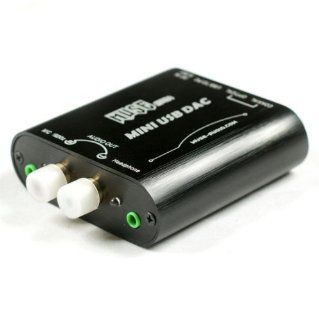 MUSE Mini 24Bit 192Khz Coaxial Optical USB Input DAC Headphone Out Black(MUSE MiniUSBDAC Black) Musical Instruments