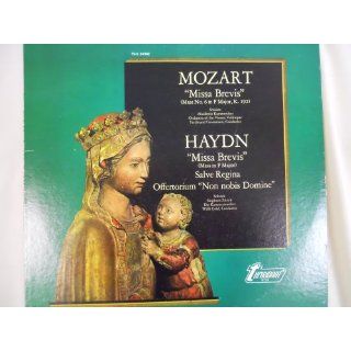 Mozart "Missa Brevis" (Mass No. 6 in F. Major, K.192) and Haydn "Missa Brevis" (Mass in F. Major), Salve Regina, Offertorium "Non nobis domine" Mozart, Haydn, Ferdinand Grossmann, Willi Gohl, Orchestra of the Vienna Volksop
