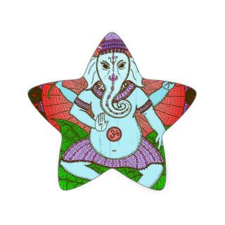 Peace Ganesh Dancing Sticker