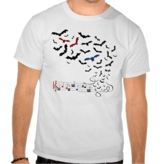 Bat Music Design 2 T Shirts