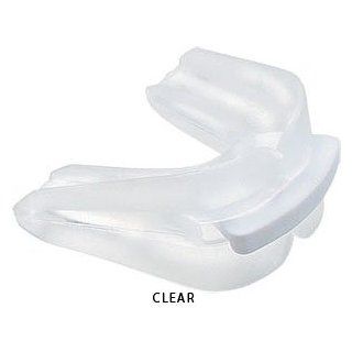 GF Double Mouthguard for Boxing & MMA   Clear / Adult  Football Mouth Guards  Sports & Outdoors