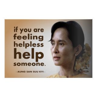 Aung san suu kyi poster