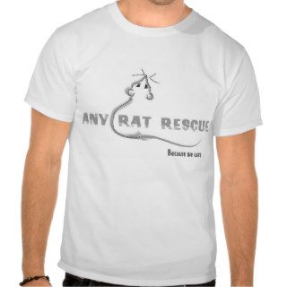 Official Any Rat Rescue LogoGrey T Shirts