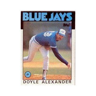 1986 Topps #196 Doyle Alexander Sports Collectibles