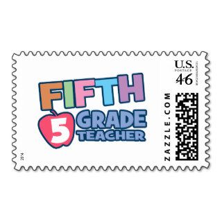 Fifth Grade Teacher Postage Stamp