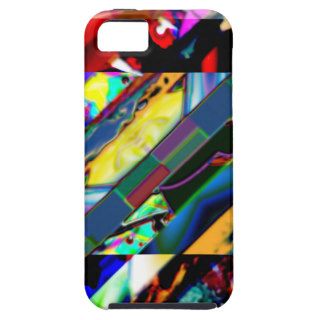 Colorful Collage Cube iPhone 5/5S Cases