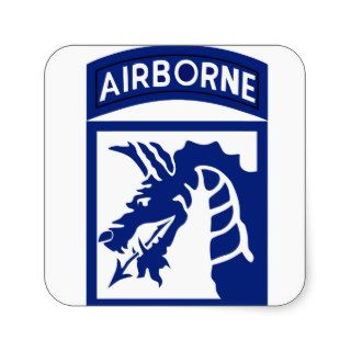 18th Airborne Corps Square Stickers