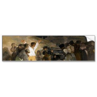 The Third of May 1808 by Francisco Goya Bumper Sticker