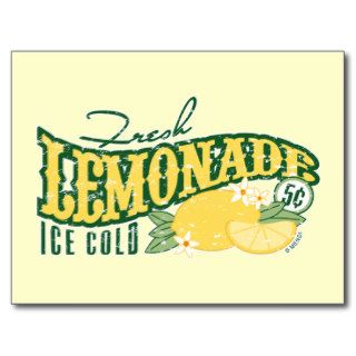 Fresh Lemonade Postcard