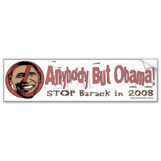 Anybody But Obama Bumper Sticker