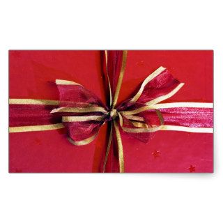 Holiday Gift Wrap and Bows Stickers