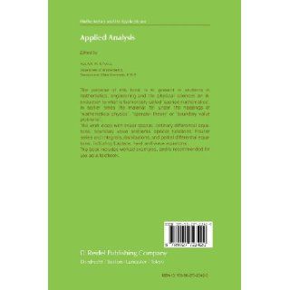 Applied Analysis (Mathematics and Its Applications (closed)) A.M. Krall 9789027723420 Books