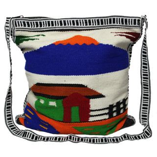 Handmade Wool Messenger Bag (Ecuador) Messenger Bags