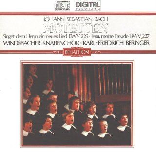 Bach Motetten (Motets) Singt dem Herrn ein neues Lied, BWV 225 & Jesu, meine Freude, BWV 227 (Bellaphon) Music