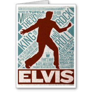 Million Dollar Quartet Elvis Type Card