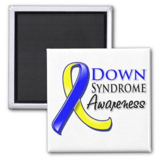 Down Syndrome Awareness Ribbon Refrigerator Magnets