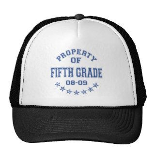Property Of Fifth Grade Hats