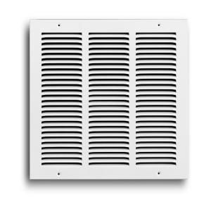 TruAire 12 in. x 12 in. White Return Air Grille H170 12X12