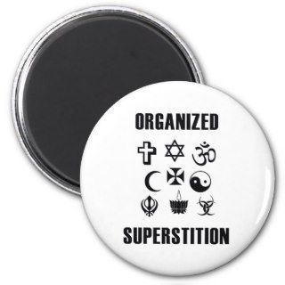 Organized Superstition Refrigerator Magnets