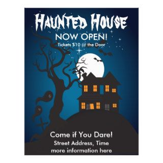 Haunted House Flyer Design