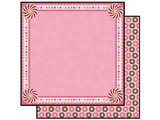 Best Creation 12 by 12 Inch Glitter Paper, Candy Shop Lollipop Fun, Case Packed, 25 Sheets