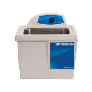Branson CPX 952 537R Series MH Mechanical Cleaning Bath with Mechanical Timer and Heater, 2.5 Gallons Capacity, 230/240V Science Lab Ultrasonic Cleaners