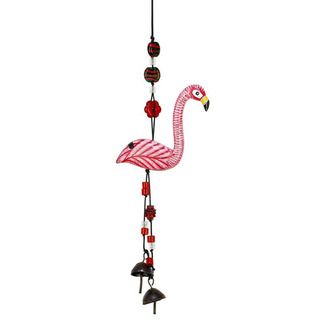 Flamingo Wind Chime (India) Garden Accents