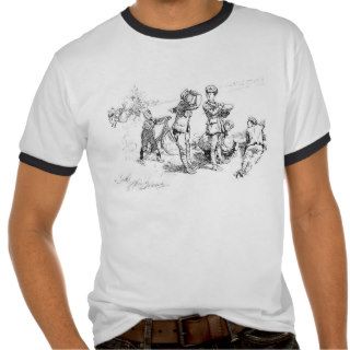 Bicycle 8 ~ Vintage Bicycling Boy & Soldiers WWI Tee Shirts